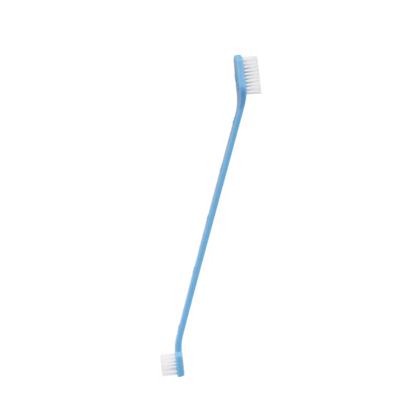 Double-Sided Plastic Toothbrush for Pets